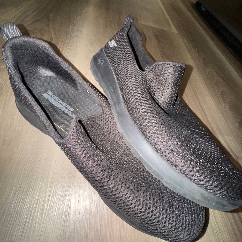 Skechers Men's Dark Gray Slip-On Loafers